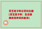 灵芝孢子粉示范对比图(灵芝孢子粉：见证健康焕发神采的差异)