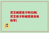 灵芝破壁孢子粉拉稀(灵芝孢子粉破壁提高吸收率)