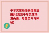 千年灵芝动漫头像高清图片(高清千年灵芝动漫头像，尽显灵气与神秘)