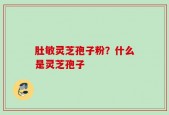 肚敏灵芝孢子粉？什么是灵芝孢子