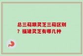 总三萜跟灵芝三萜区别？福建灵芝有哪几种