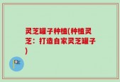 灵芝罐子种植(种植灵芝：打造自家灵芝罐子)