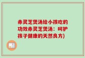 赤灵芝煲汤给小孩吃的功效赤灵芝煲汤：呵护孩子健康的天然良方)