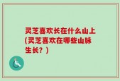 灵芝喜欢长在什么山上(灵芝喜欢在哪些山脉生长？)