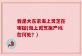 我是大东家海上灵芝在哪国(海上灵芝原产地在何处？)