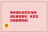 哈林战队关灵芝(哈林战队重塑荣光：关灵芝以新面貌归来)