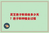 灵芝孢子粉采收多少天？孢子粉种植全过程