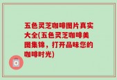 五色灵芝咖啡图片真实大全(五色灵芝咖啡美图集锦，打开品味您的咖啡时光)