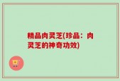 精品肉灵芝(珍品：肉灵芝的神奇功效)