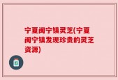 宁夏闽宁镇灵芝(宁夏闽宁镇发现珍贵的灵芝资源)