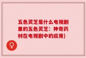 五色灵芝是什么电视剧里的五色灵芝：神奇药材在电视剧中的应用)