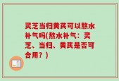 灵芝当归黄芪可以熬水补气吗(熬水补气：灵芝、当归、黄芪是否可合用？)