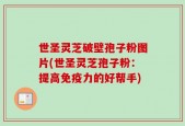 世圣灵芝破壁孢子粉图片(世圣灵芝孢子粉：提高免疫力的好帮手)