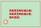 石斛灵芝枸杞蒲公英(石斛灵芝枸杞蒲公英，滋补佳选)