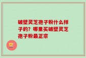 破壁灵芝孢子粉什么样子的？哪里买破壁灵芝孢子粉最正宗