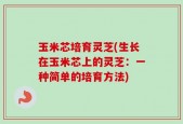 玉米芯培育灵芝(生长在玉米芯上的灵芝：一种简单的培育方法)