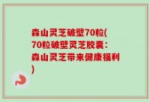森山灵芝破壁70粒(70粒破壁灵芝胶囊：森山灵芝带来健康福利)
