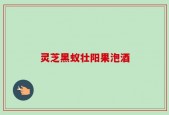 灵芝黑蚁壮阳果泡酒