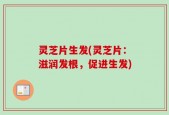 灵芝片生发(灵芝片：滋润发根，促进生发)