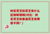 树舌灵芝和灵芝有什么区别呢视频(对比：树舌灵芝和普通灵芝有哪些不同？)