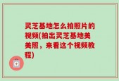 灵芝基地怎么拍照片的视频(拍出灵芝基地美美照，来看这个视频教程)