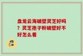 盘龙云海破壁灵芝好吗？灵芝孢子粉破壁好不好怎么看