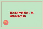 灵芝铅(神奇灵芝：解读铅污染之谜)