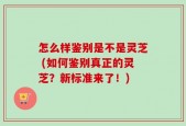 怎么样鉴别是不是灵芝 (如何鉴别真正的灵芝？新标准来了！)