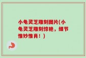 小龟灵芝雕刻图片(小龟灵芝雕刻惊艳，细节惟妙惟肖！)