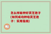 怎么样能种好灵芝孢子(如何成功种培灵芝孢子：实用指南)