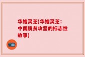 华嫂灵芝(华嫂灵芝：中国脱贫攻坚的标志性故事)
