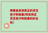 哪里能买到真正的灵芝孢子粉胶囊(购买纯正灵芝孢子粉胶囊的好去处)