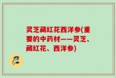 灵芝藏红花西洋参(重要的中药材——灵芝、藏红花、西洋参)