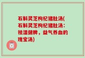 石斛灵芝枸杞猪肚汤(石斛灵芝枸杞猪肚汤：祛湿健脾，益气养血的瑰宝汤)