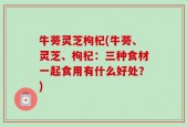 牛蒡灵芝枸杞(牛蒡、灵芝、枸杞：三种食材一起食用有什么好处？)