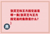 张灵芝和王方园见面是哪一集(张灵芝与王方园见面的集数是什么？)