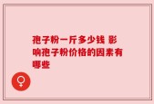 孢子粉一斤多少钱 影响孢子粉价格的因素有哪些