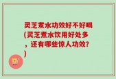 灵芝煮水功效好不好喝(灵芝煮水饮用好处多，还有哪些惊人功效？)