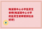 梅溪镇中心小学伍灵芝老师(梅溪镇中心小学的伍灵芝老师受到社会好评)