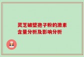 灵芝破壁孢子粉的激素含量分析及影响分析