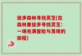 徒步森林寻找灵芝(在森林里徒步寻找灵芝：一场充满冒险与发现的旅程)