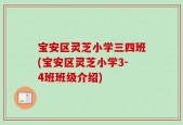 宝安区灵芝小学三四班(宝安区灵芝小学3-4班班级介绍)