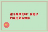 孢子是灵芝吗？有孢子的灵芝怎么保存