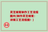 灵芝细茸制作工艺流程图片(制作灵芝细茸：详细工艺流程图！)