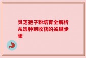 灵芝孢子粉培育全解析从选种到收获的关键步骤