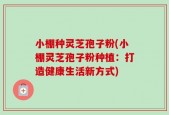 小棚种灵芝孢子粉(小棚灵芝孢子粉种植：打造健康生活新方式)