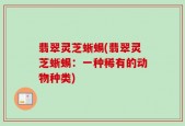 翡翠灵芝蜥蜴(翡翠灵芝蜥蜴：一种稀有的动物种类)