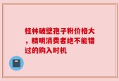 桂林破壁孢子粉价格大，精明消费者绝不能错过的购入时机