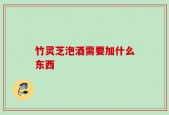 竹灵芝泡酒需要加什么东西