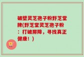 破壁灵芝孢子粉野芝堂牌(野芝堂灵芝孢子粉：打破屏障，寻找真正健康！)
